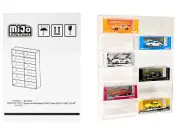 Showcase 12-Car Display Case Wall Mount Clear Back "Mijo Exclusives" 1/64 CARZ