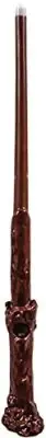 Disguise Harry Potter Light Up Official Magic Wand Illuminating Tip Brown 107569