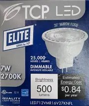 TCP Elite 50-Watt / 12-Volt MR16 LED Floodlight - Warm White - 500 Lumens