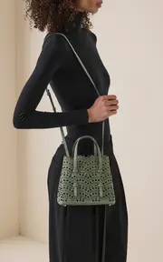[ALAÏA] Le Mina 20 Lasercut Nubuck Bag