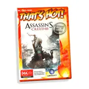Assassin's Creed III 3 (PC) Game Software, Windows 8 7 Vista SP2