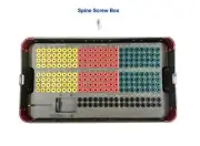 Empty Case Box for Spine Screw Set veterinary Aluminium