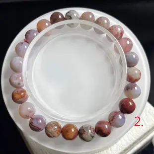 (玉見玉品) 天然水晶 (稀有款) 葡萄牙 紅珊瑚 瑪瑙 玉化 手珠 手串 手鏈 手環