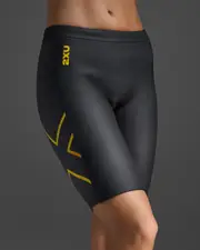 Propel Buoyancy Shorts, 2XU, L, Black/Ambition, Unisex