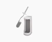 Flex Store Toilet Brush with Storage Caddy - Grey | Joseph Joseph AU