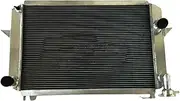 Aluminum Radiator + Fans Compatible For Nissan Patrol 1 Station Wagon W160 / Hardtop K160 SD33 3.2D 3.2L Diesel Engine SUV 1979-1988(Radiator only)