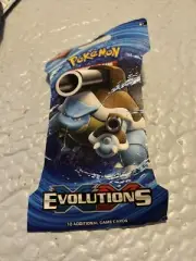 Pokemon TCG XY Evolutions Sleeved Booster Blister Pack New 10 Cards Blastoise