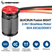 HOBBYWING QuicRun Fusion 8lGHT FOC 2300KV 2in1 Motor ESC For RC 1/8 Crawler Car