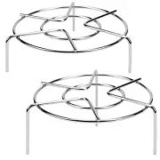 HULISEN Steamer Rack For Pots 2-4/5" and 2" Tall Trivet for Instant Pot 6 Qt ...