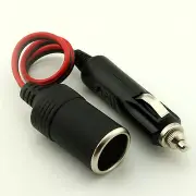 1x Car Cigarette Cigar Lighter Extension Cable Socket Lead Cord Adapter 12V/24V