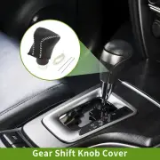 1 Pc Car Gear Shift Knob Cover for Lexus ES300h 2018-2023 Pebbled Black Beige
