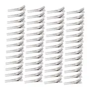 300 Pack Double Prong Clips, Hairdressing Curl Setting Section Hair Clips,