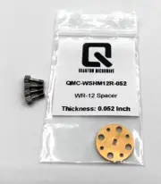 WR-12 Millimeter Waveguide Spacer Thickness 0.052 Inch Gold Plated