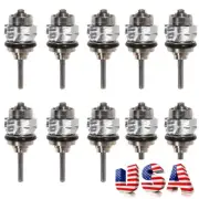 10x Dental Handpiece Turbine rotor Cartridge fit standard push button STNABT USA