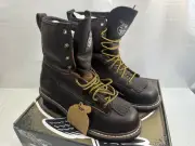 Georgia Boot Men’s Sz 11 W Steel Toe Waterproof Logger Full Grain Leather G7313