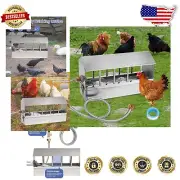 Durable Stainless Steel Automatic Chicken Waterer - Perfect for Poultry Access