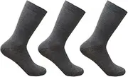 [ShopMCR] 3 Pairs Kid’s Boys Girls and Unisex High Ankle Cotton Rich Plain Casual Wear Back to School socks