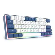 K717 PRO Custom QMK/VIA Gaming Keyboard, 61 Keys Wireless Programmable Mechan...