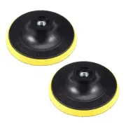 4 Inch Hook and Loop Backing Backer Pads with M10 Female Thread 2 Pcs