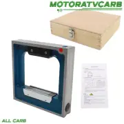 ALL-CARB 8" × 1-9/16" × 8" High Precision Frame Spirit Level .0002" Graduation