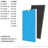 在飛比找PChome24h購物優惠-【米歐 】抗敏 適用 SHARP 夏普 KC-JH50T K