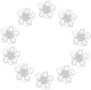 DOITOOL 10Pcs Stereo Lace Flower Embroidery Applique Patches for Clothes DIY Costume Accessories Creative Clothing Patch Stickers for Personalizing Fashion Items