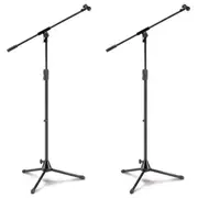 2PK Hercules Tripod Microphone Stand/Holder Mic Mount w/Die Cast Base/Boom/Clip