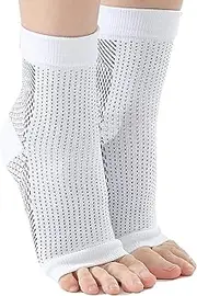 Compression Socks for Neuropathy - Toeless Compression Socks Men Breathable,Thin Sport Socks, Comfortable Ankle Socks for Nerve Damage, Ankle, Running Loganz