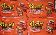 Reeses Red Velvet Miniatures Peanut Butter Cups 4 Bags 9.3 OZ each BBD 10/2025