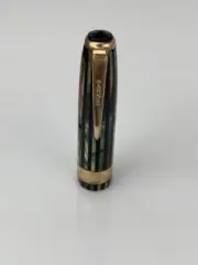Parker 1940 -1945 Duofold, Vacumatic Pen Cap (wide), Clip & Jewel, Mint (e291)