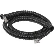 CC0010/BLK 5M Black Handset Curly Cord Tel4502 Rj11 5M BLACK HANDSET CURLY CORD