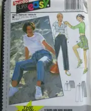 Burda Sewing Pattern 3566 Misses Pants & Shorts Sizes 11-16 jr. (EU 146-176)