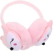 [OHPHCALL] 1pc Earmuffs Plush Animals Headbands for Kids Adjustable Headband Kids Warm Ear Covers Kids Winter Warm Plush Earmuff Fuzzy Earmuffs Premium Anti-Rabbit Fur Blue Ear Protector Ski