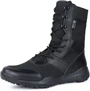 [LUDEY] Lightweight Combat Boots Men's Military Boots Combat Boots Comfortable Combat Boots Wear Resistant Security Boots Waterproof Hiking Boots