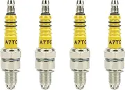 A7TC Spark Plug Compatible with 50cc 70cc 90cc 110cc 125cc 150cc Pit Bike Dirt Bike ATV Scooter Buggy Quad Go Karts Pack of 4
