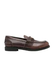Leather penny loafers 37.5,36,37,38 Brown
