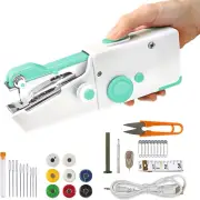 Máquina de coser de mano, mini máquina de coser portátil