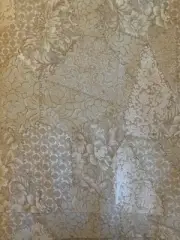Quilting Treasurs By Cranston Light Tan Floral Fabric 44” X 148” Material
