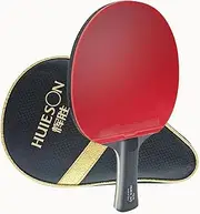Premium Ping Pong Paddle Set, Table Tennis Racket Set Soft Sponge Rubber, Steady Performance with Consistent Control, Carry Bag Included