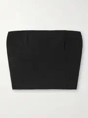 [GAUGE81] GAUGE81 - Tona Cropped Strapless Crepe Top - Black - EU 38 EU 38 Black