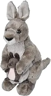Wild Republic Cuddlekins Kangaroo with Joey, Plush, Stuffed Animal, Plush Toy, Gifts for Kids, 12 Inches