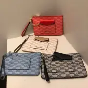 Michael Kors Womens Ladies Fashion Large 2 in 1 Card Case Wristlet Clutch Wallet