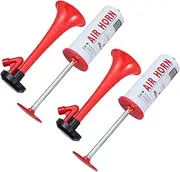 WHAMVOX Air Horn Pump Noisemaker 2pcs Soccer Fan Trumpet Football Air Horn Sports Meeting Noise Maker Props