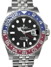 NEW Rolex GMT-Master II Steel & Ceramic "Pepsi" Jubilee Watch B/P '23 126710BLRO