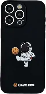 Yonds Queen for iPhone 13 mini Cute Case, Cool Cartoon Astronaut Space Planet Moon Design Stylish Soft TPU Bumper Shockproof Anti-Slip Protector Case (iPhone 13 mini, Planet)