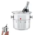 Culinary Companion Retro Bucket Shaped Mechanical Countdown Kitchen Timer