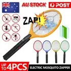2/4x Electric Bug Zapper Tennis Racket Mosquito Fly Swatter Insect Killer