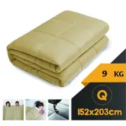 WEIGHTED BLANKET QUEEN Heavy Gravity LINEN 9KG