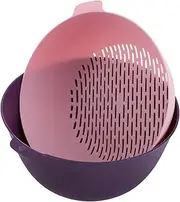 Alipis 1Set Multifunctional Double Vegetable Washing Basket Fruit Drainer and Strainer for Kitchen and Living Versatile Colander for Efficient Washing and Draining