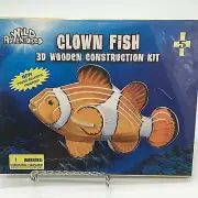 3D Wooden Puzzle - Clownfish - by Wild adventures